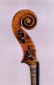 Eugenio Praga: Violin 1892 - Head side